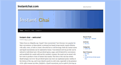 Desktop Screenshot of instantchai.com